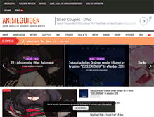 Tablet Screenshot of animeguiden.dk